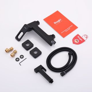 Гигиенический душ со смесителем Raglo R51.51.06 чёрный